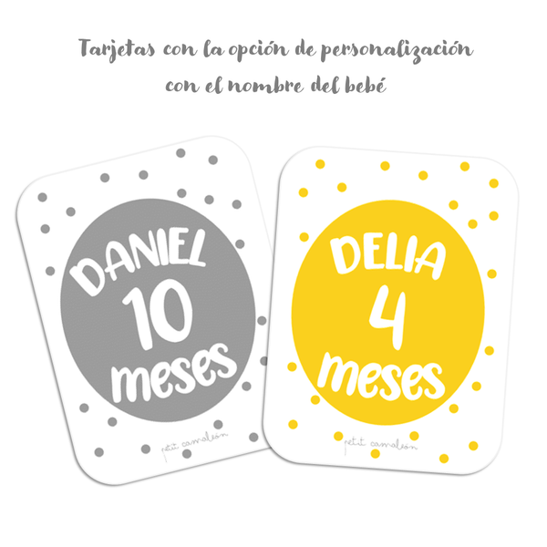 Tarjetas cumplemés Puntos (personalizables)