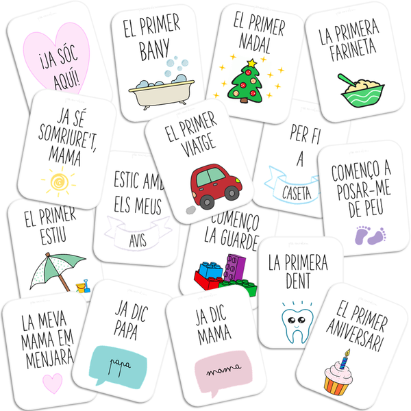 16 Tarjetas primeras veces: Grandes Momentos