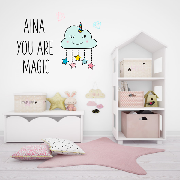 Vinilo personalizado "You are magic"