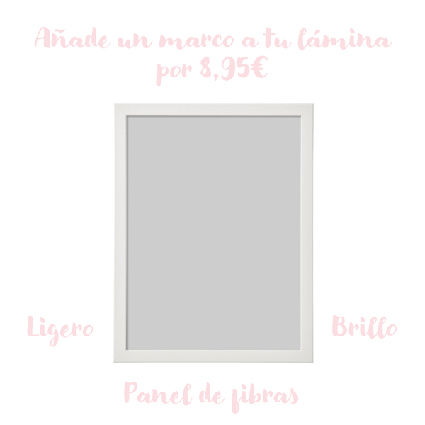Lámina nacimiento jirafa